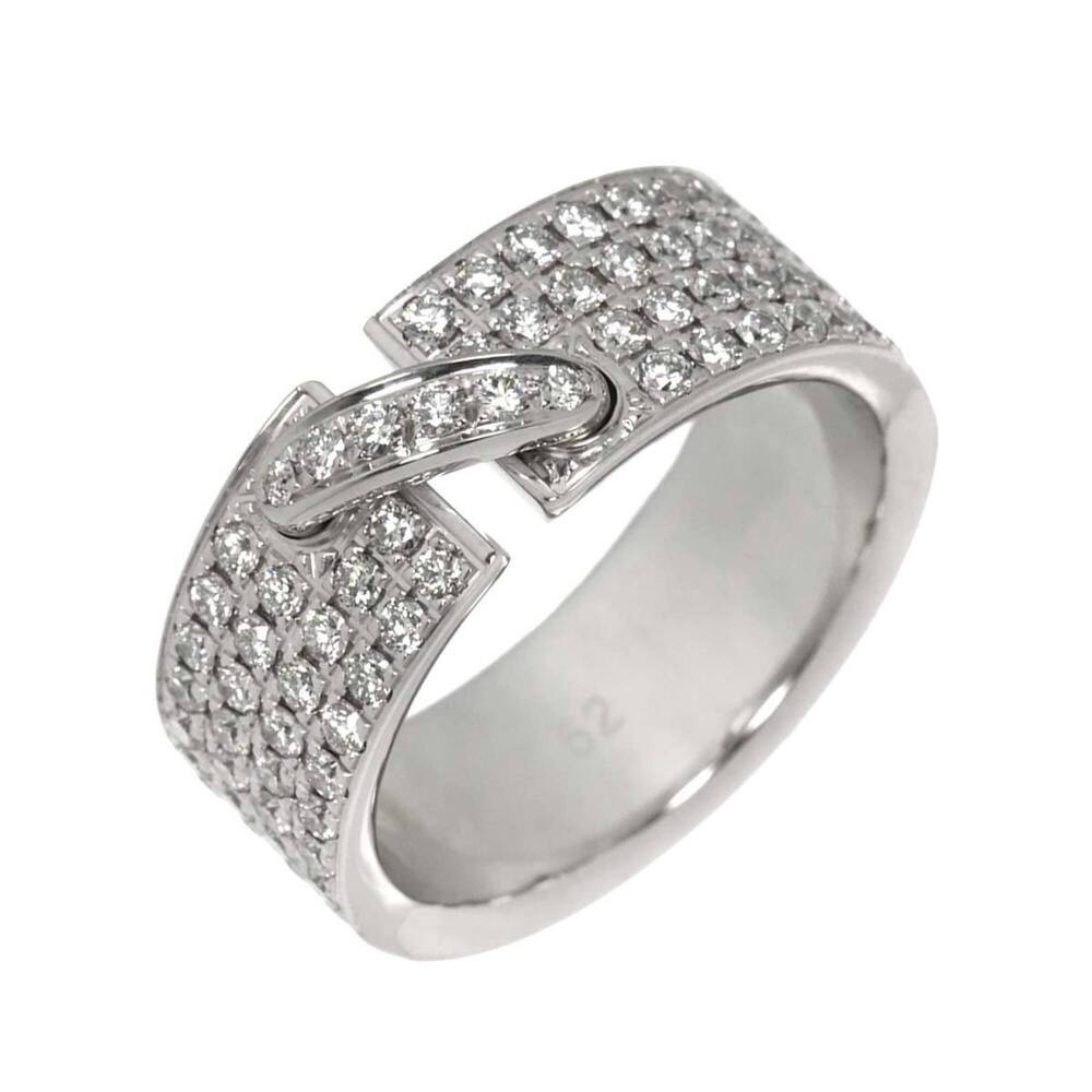 Chaumet Liens Ring #52, Diamond, 18K White Gold (750)